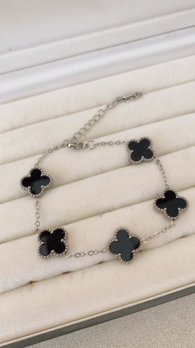 Pulsera Trebol ACERO WATERPROOF