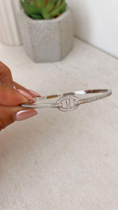 Pulsera stras ACERO WATERPROOF