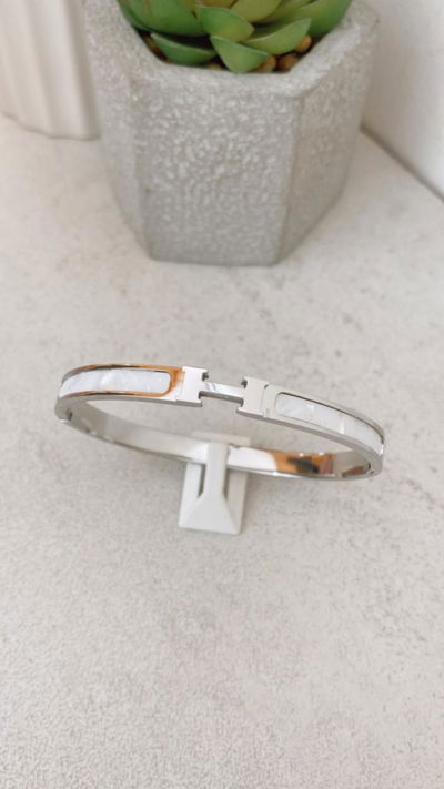 Pulsera Hermes Nácar ACERO WATERPROOF
