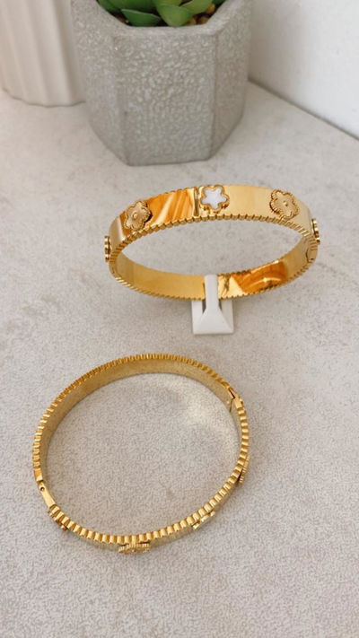 Pulsera Esclava ACERO DORADO WATERPROOF