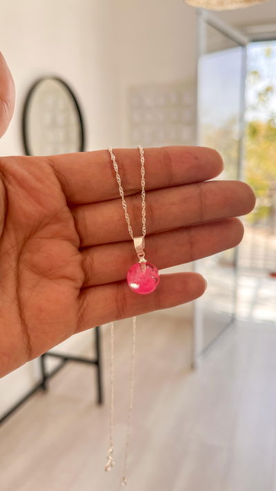 Collar cielito lindo rosa