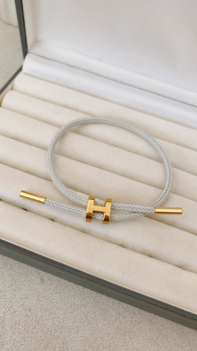 Pulsera Hermes ACERO DORADO WATERPROOF