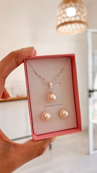 Conjunto Perla (con aros)