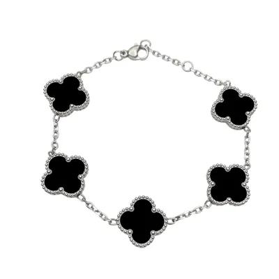Pulsera Trebol ACERO WATERPROOF