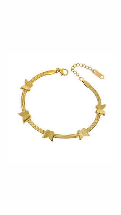 Pulsera Mariposas ACERO WATERPROOF