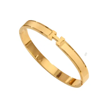 Pulsera Hermes ACERO DORADO WATERPROOF