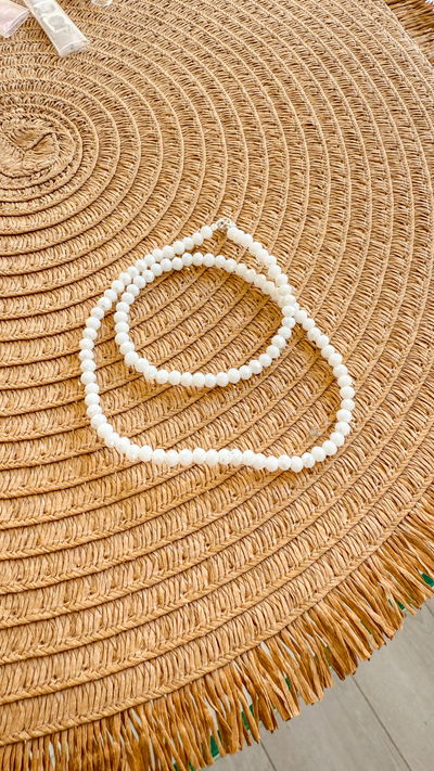 Choker Blanco (cristal de roca)