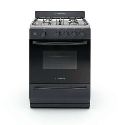 COCINA ORMAY INOX NEGRA 