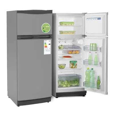 HELADERA BAMBI 2F 1600PA PLATA