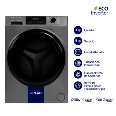 LAVASECARROPAS DREAN 8KG LSCDR0805SG