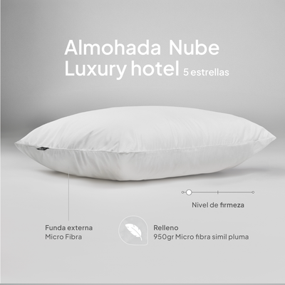 ALMOHADA LUXURY HOTEL EFEC PLUMA DOBLE FUNDA