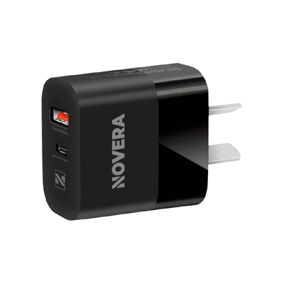 Adaptador de Carga Rápida 30W Doble Puerto Novera