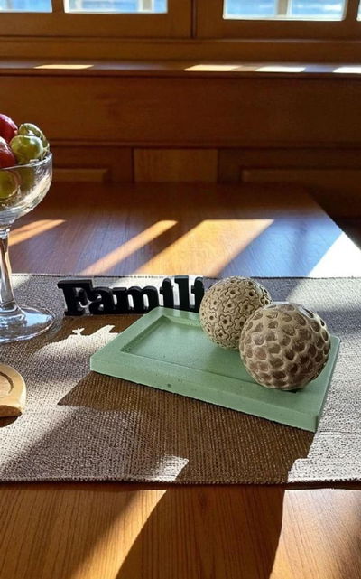 Bandeja rectangular.