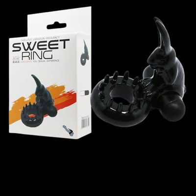 ANILLO CON VIBRACION BLACK RABBIT