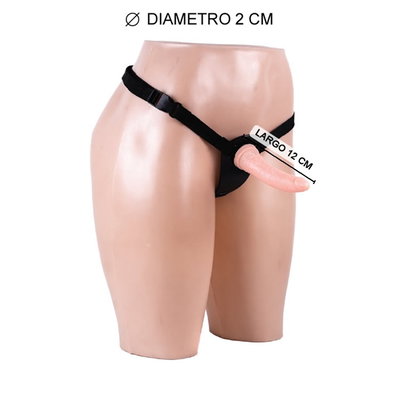 Arnés con dildo 12 x 2 