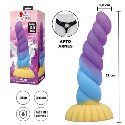 Monster Unicorn dildo con sopapa
