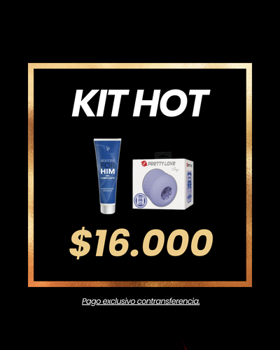 GEL ESTIMULANTE + MASTURBADOR DOBLE ACCESO