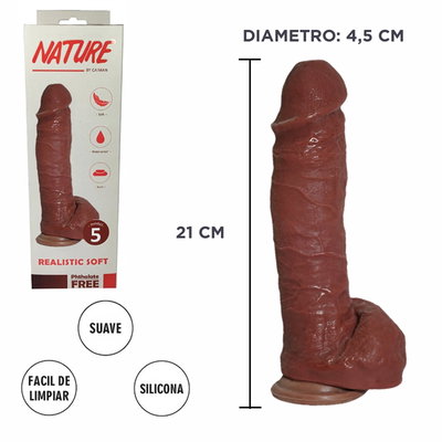 DILDO MULATO 21 X 4,5