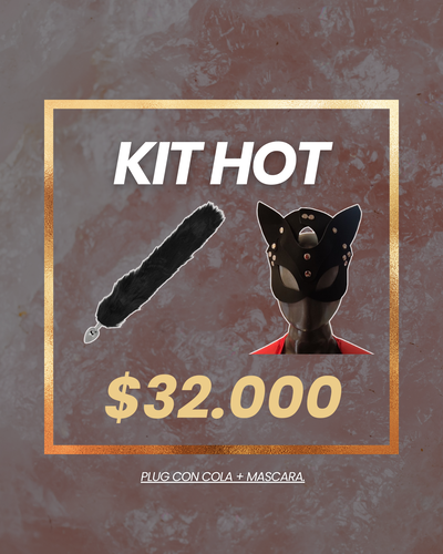PLUG CON COLA + MASCARA DE GATO