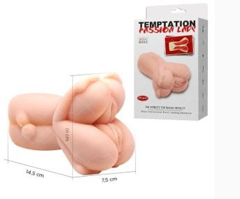 MASTURBADOR DOBLE VAGINA