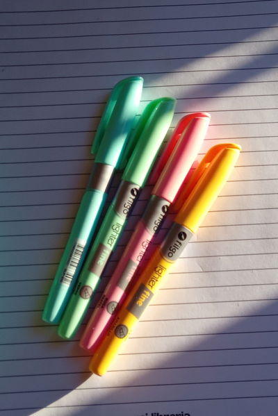 Resaltadores pastel
