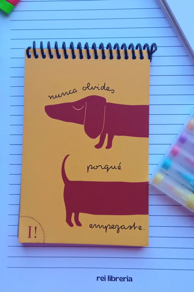 Libreta NUNCA OLVIDES POR QUÉ EMPEZASTE