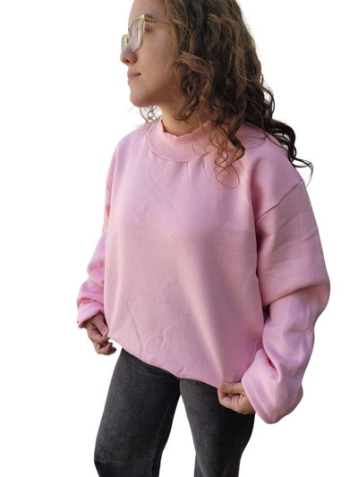 Buzo de Mujer Cuello Alto (rosa)