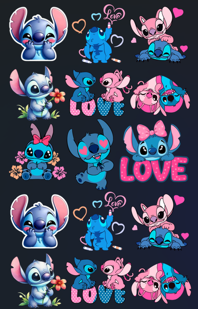 Pliego stich varios tamaños 2