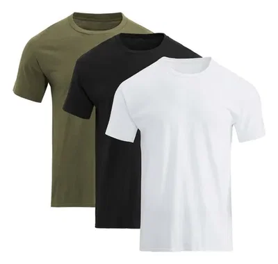 Remera hombre clasica algodon x 100
