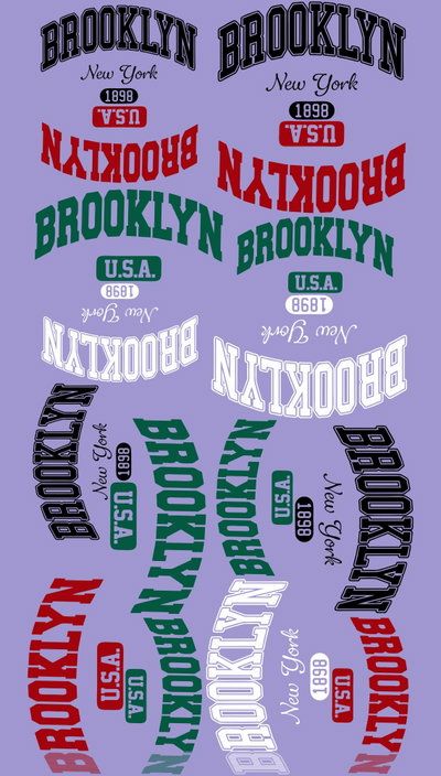 Pliego Brooklyn 20cm y 25cm 
