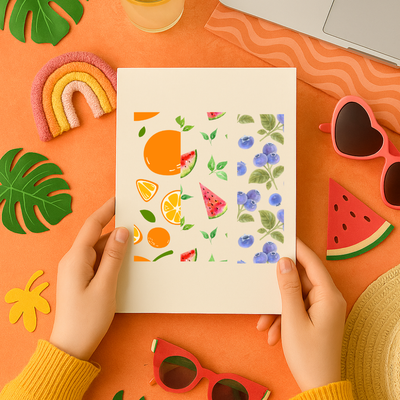 Patrones Digitales - Colección Frutas