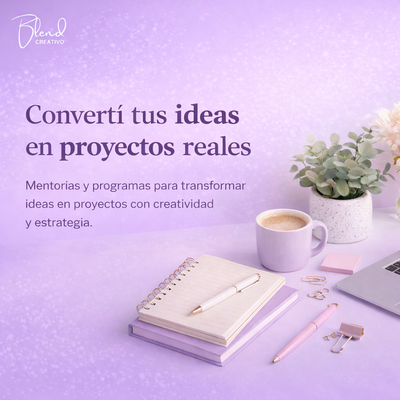 Mentoría 1:1 Pack x 4: De la idea al proyecto real