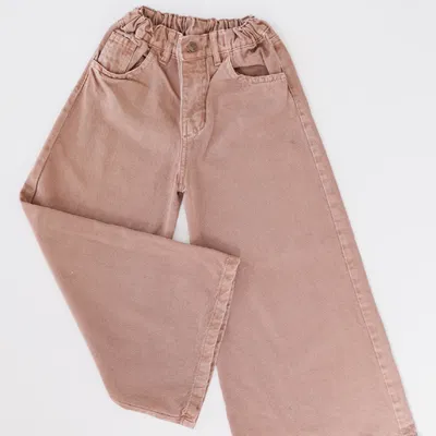 Pantalon ancho cascarilla