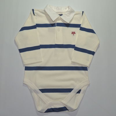Body mini polo rayado