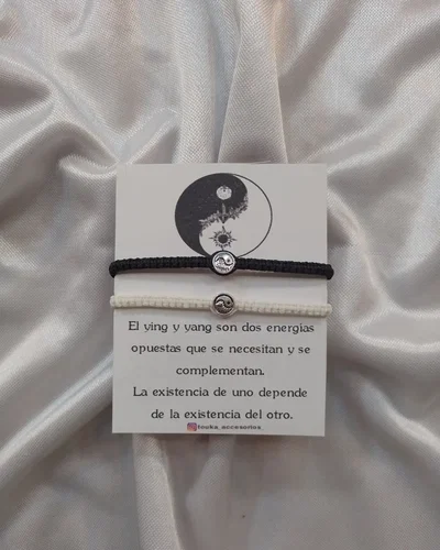 Pulseras Yin Yang 