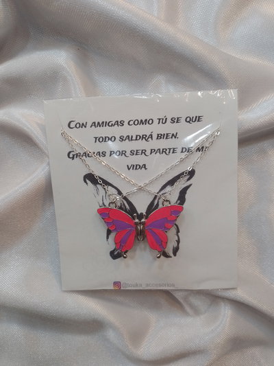 Collar Mariposa Imantado 
