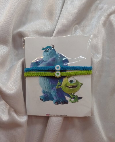 Pulseras Sully y Mike 