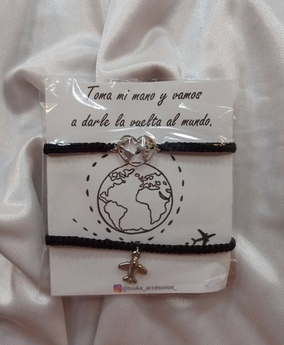 Pulseras, Mundo y Avión 