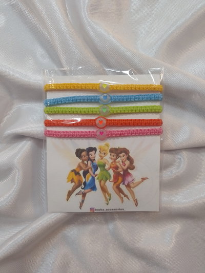 Pulseras de Hadas Tinkerbell x5 luminosas 