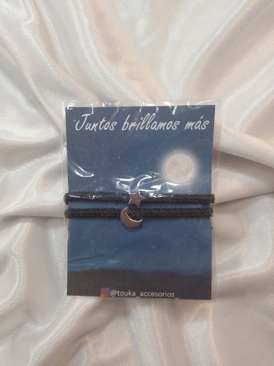 Pulseras Luna y estrella 