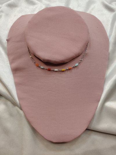 Gargantilla tubitos colores 