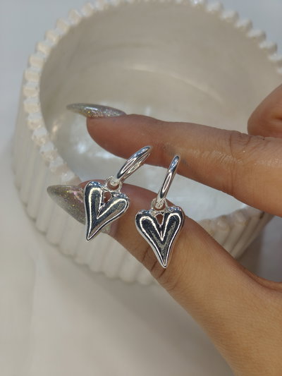 Argollitas corazón AB 