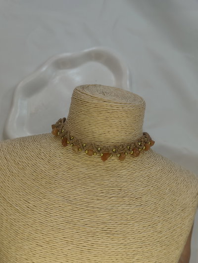 Gargantilla Boho Cornalina 