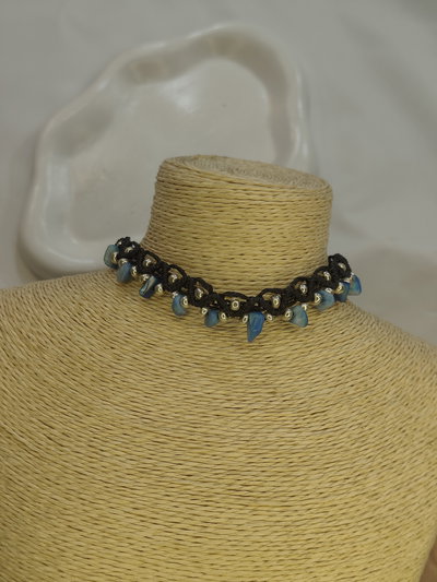 Gargantilla Boho Turquesa 