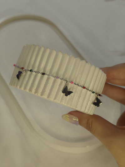 Tobillera Colorful butterfly A.Q