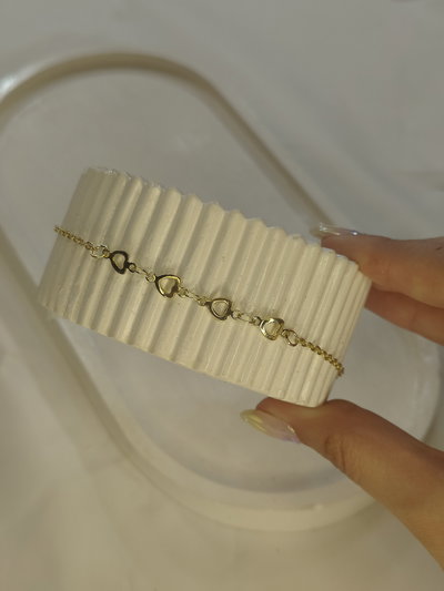 Tobillera Empty heart 