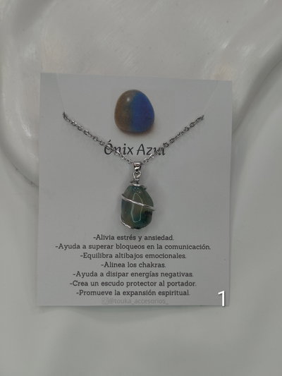 Collar A.Q Onix Azúl 