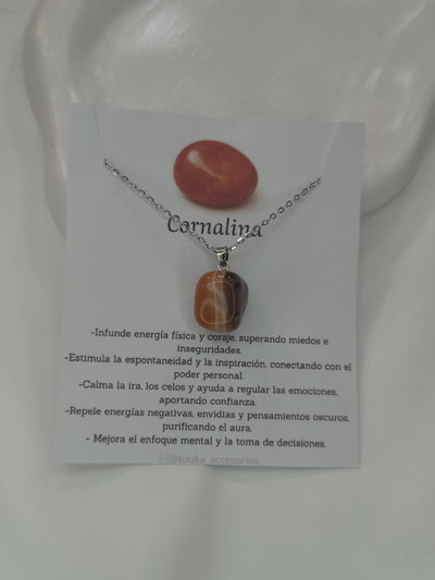 Collar A.Q Cornalina 