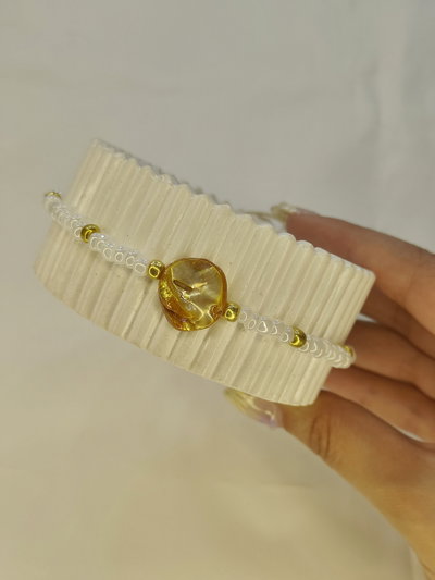 Tobillera perla natural ✨