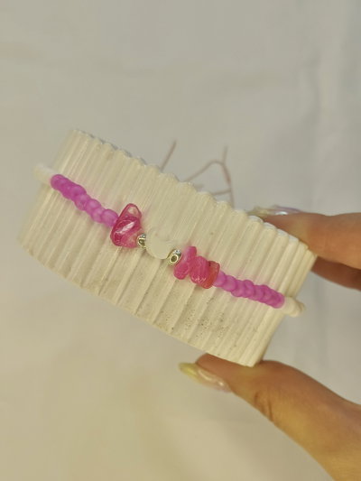 Tobillera Nacar rosa 🌙